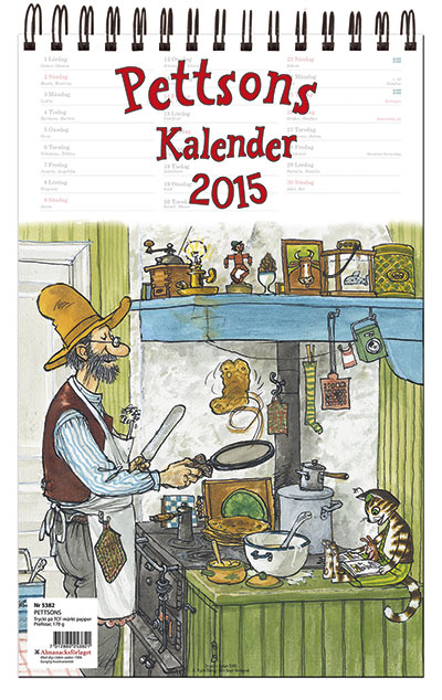 Pettson och Findus kalender 2015